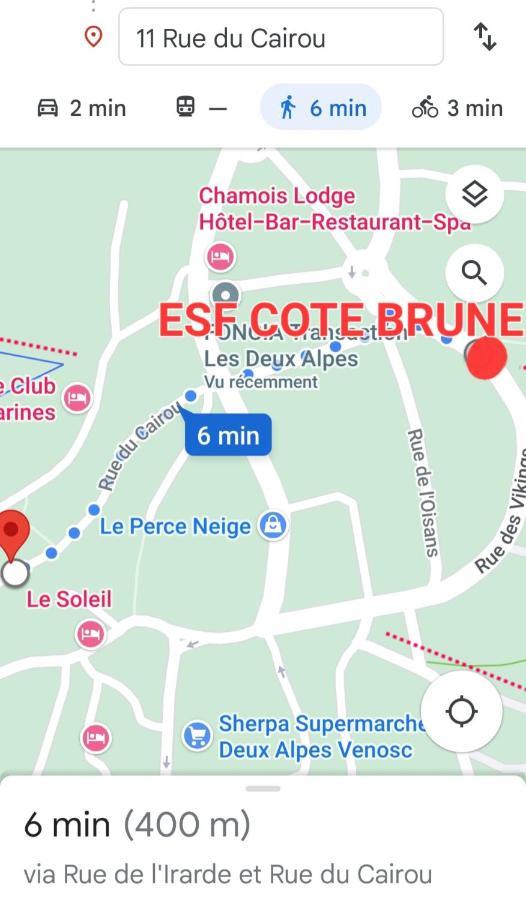 Centre 10Mn Pied Pistes Et Jandri 3S Vue Muzelle 8 Pers Wifi Apartment Les Deux Alpes Bagian luar foto